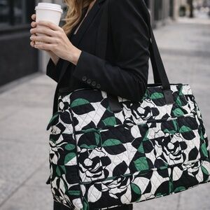 Vera Bradley Triple Compartment Tote - Modern Print